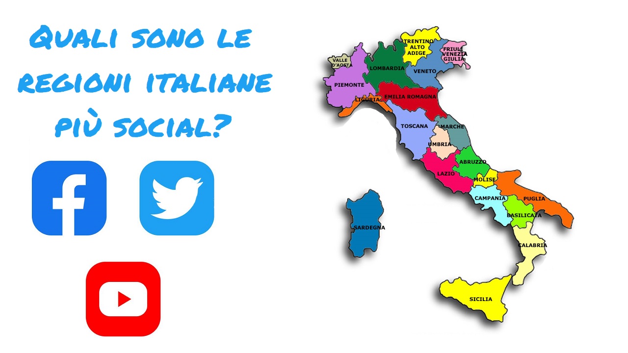 Le regioni più social d'Italia